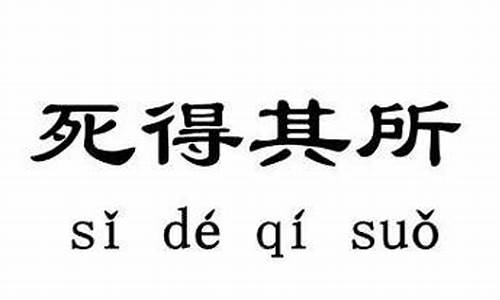 死得其所造句优美短句-用得其所写一句话